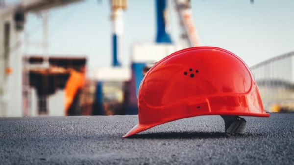 Construction superintendent overseeing work on site